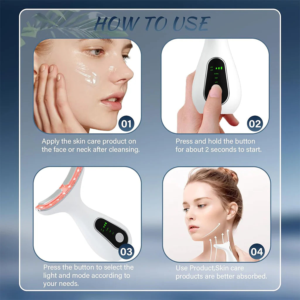 Royal Rushe LED Face & Neck Sculpting Massager